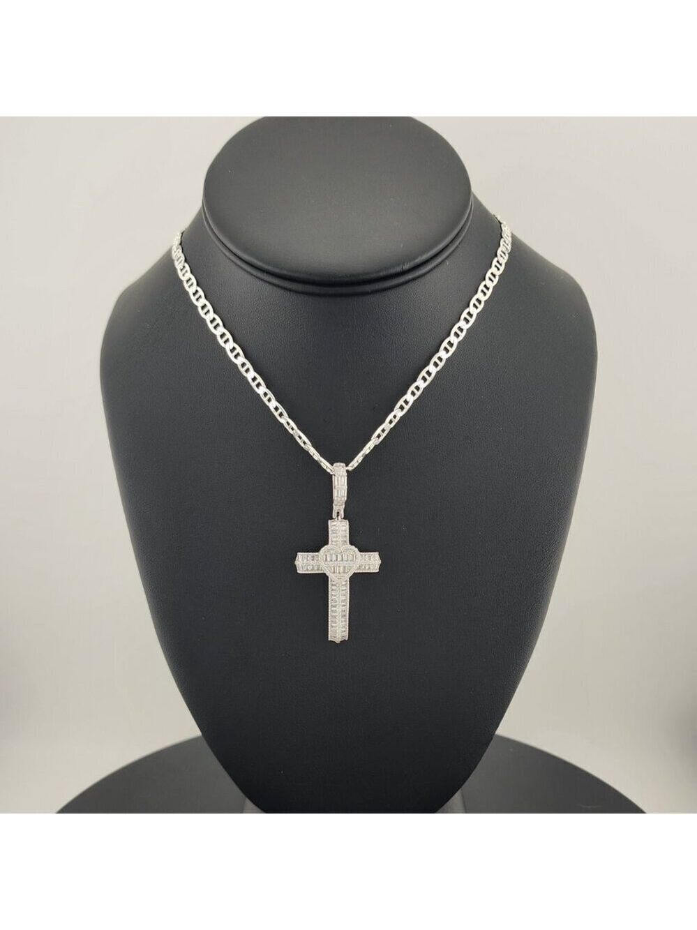 925 Sterling Silver Heart and Cross Pendant Necklace – Meaningful & Elegant